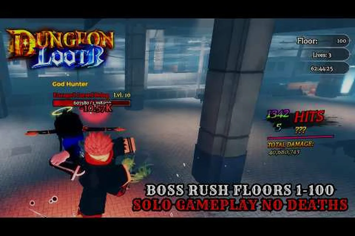 Dungeon Lootr Solo Boss Rush: 100 Floors Without a Squad